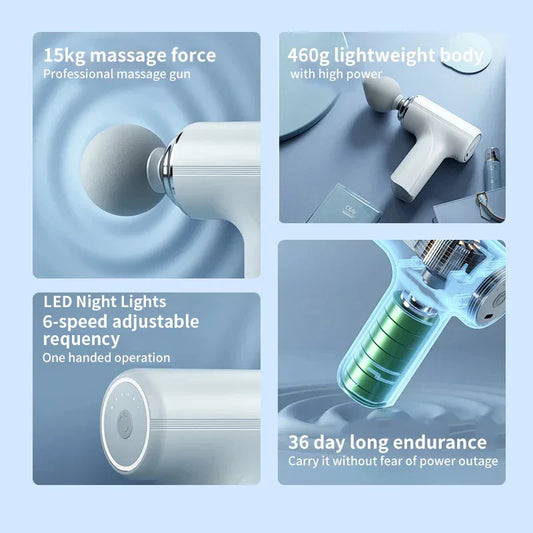 Portable AI Fascial Massage Gun