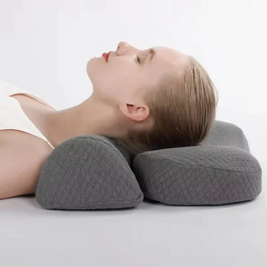 Cervical Memory Foam Contour Pillow – Ergonomic Orthopedic Pillow for Side Sleepers