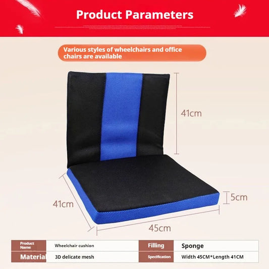 Wheelchair Backrest Cushion – Posture Support for Elderly