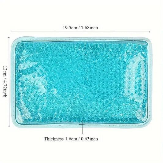 Double-Sided Pillow Gel Bag – Hot & Cold Compress with Strap, Handheld Ice & Heating Pack