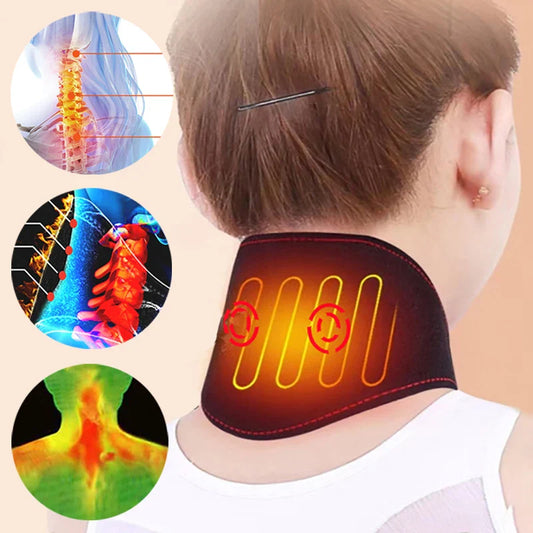 Electric Heated Cervical Massage Strap – Adjustable Neck Protection for Autumn & Winter Warmth