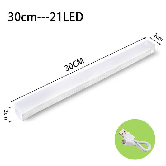 LED Motion Sensor Night Light – Type-C Rechargeable, Wireless Backlight for Cabinet, Wardrobe, Staircase & Kitchen