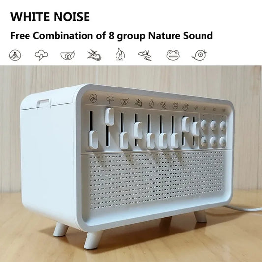 3-in-1 Bluetooth Speaker – White Noise Sleep Aid, Night Light & Humidifier