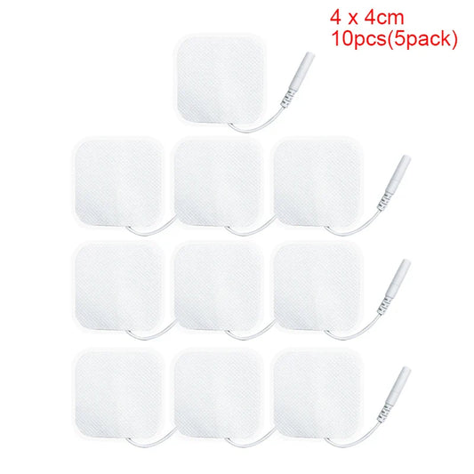 10/20PCS Self-Adhesive Electrode Pads – Replacement Gel Pads for TENS Digital Therapy Machines
