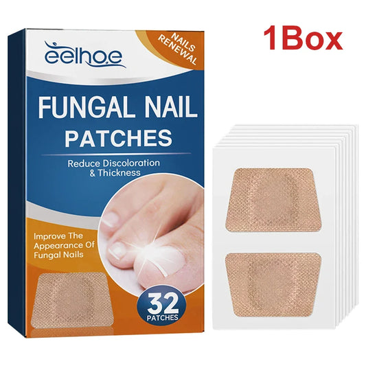 32/64PCS Foot & Nail Repair Patch – Ingrown Toenail & Fungal Treatment Stickers