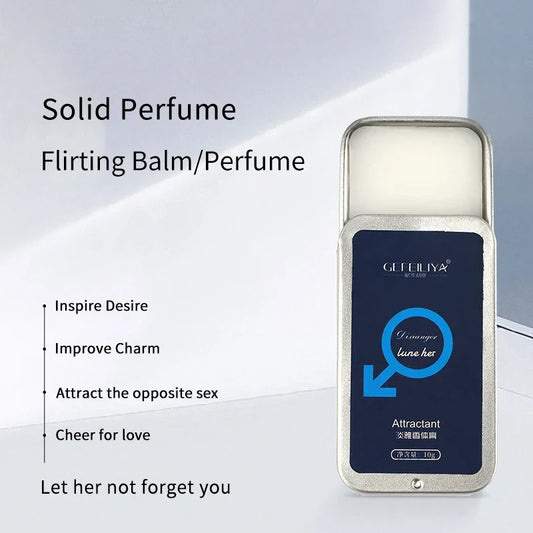Unisex Pheromone Solid Perfume Balm – Long-Lasting, Portable Fragrance (10g)