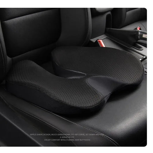 Memory Foam Seat & Back Support Pillow Set – Orthopedic Cushion for Coccyx, Hip & Lumbar Relief