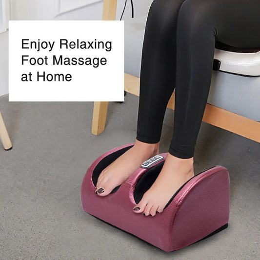Electric Foot Massager – Heating Therapy Shiatsu Kneading Roller for Muscle Relaxation & Pain Relief