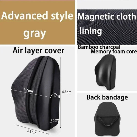 Memory Foam Seat Cushion Set – Orthopedic Support for Coccyx, Lumbar & Hemorrhoid Relief