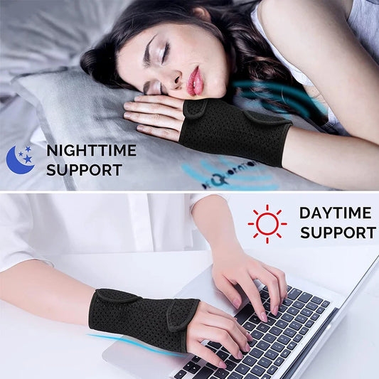 Wrist Brace – Adjustable Splint for Carpal Tunnel & Night Support