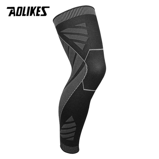 AOLIKES Long Leg Compression Sleeves – Full Knee Support for Sports & Pain Relief