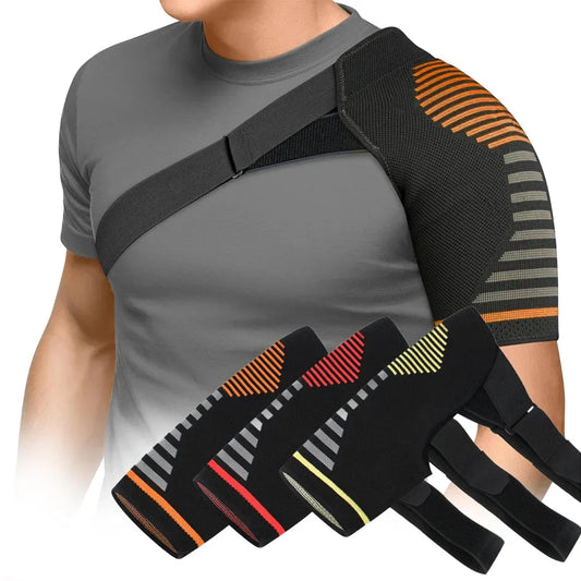 Professional Shoulder Brace – Support & Compression Sleeve with Arm Immobilizer and Stability Strap