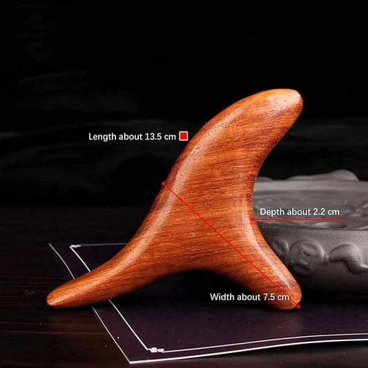 Wooden Trigger Point Massage Tool – Gua Sha for Neck, Foot & Full Body