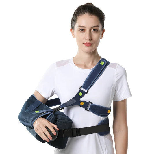 VELPEAU Shoulder Abduction Sling – Immobilizer with Removable Pillow for Arm & Shoulder Injury