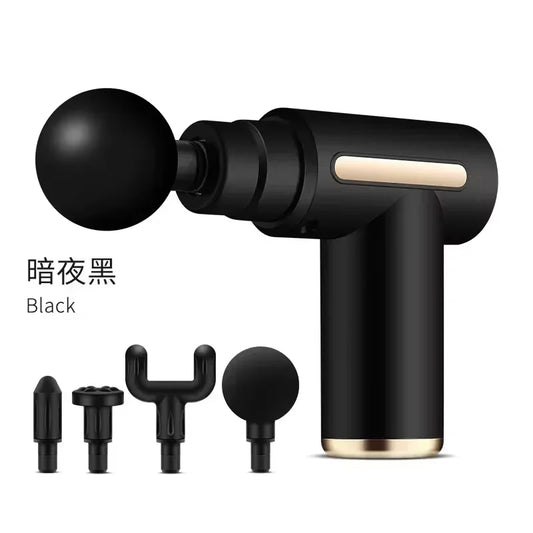 USB Mini Massage Gun – Portable Fascial Muscle Relaxation Device for Neck, Back & Full-Body Recovery