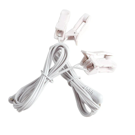 2.5mm Ear Clip Cables – Conductive Wires for TENS Muscle Stimulator Units