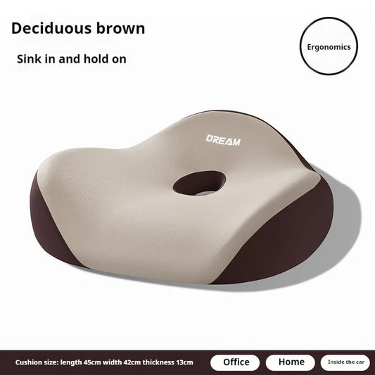 Memory Foam Seat Cushion – Donut Pillow & Posture Corrector for Long Sitting Hours