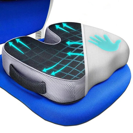 Memory Foam Prostate Cushion – Non-Slip Seat for Tailbone, Sciatica & Back Pain Relief