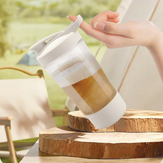 USB Rechargeable Self-Stirring Shaker Cup – Portable Mixer for Protein & Meal Replacement Shakes