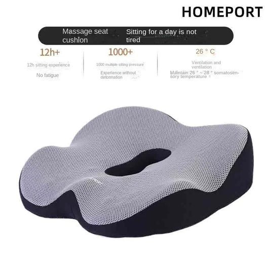 Orthopedic Seat Cushion – Memory Foam Coccyx & Hemorrhoid Relief Pillow