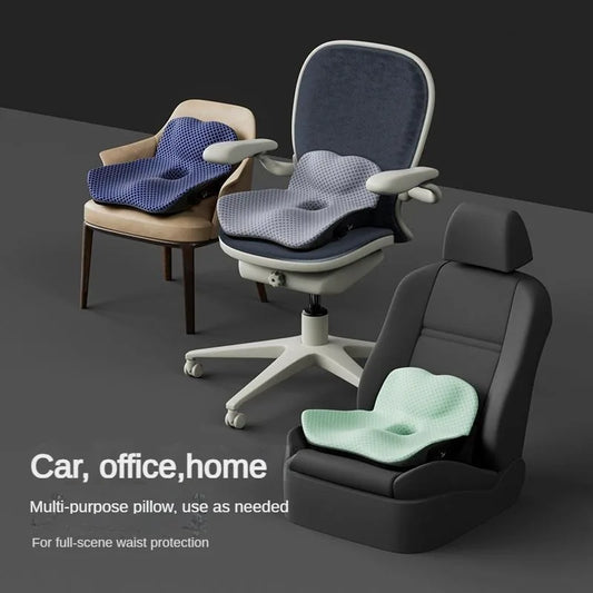 Coccyx Memory Foam Seat Cushion – Orthopedic Pain Relief Pad