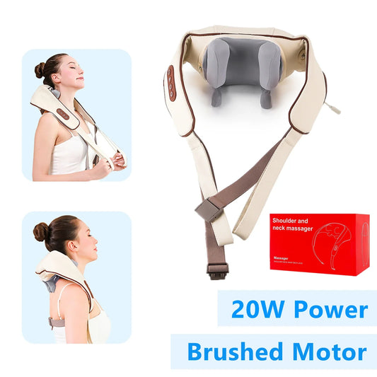 Foreverlily 26W Wireless Neck and Shoulder Massager