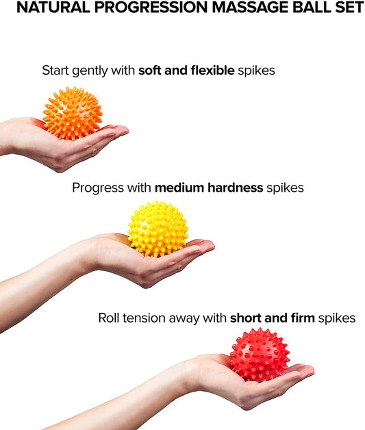 BOTQTOW Spiky Massage Ball – Deep Tissue Therapy for Myofascial Release