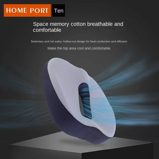 Orthopedic Memory Foam Cushion Set – Coccyx & Lumbar Support