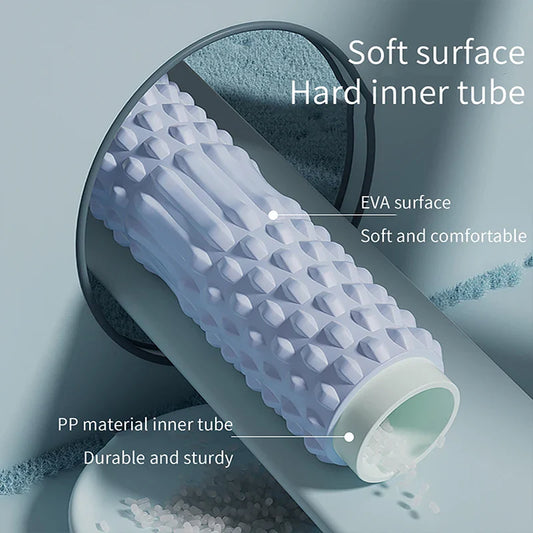 High-Density Foam Roller – Muscle Massage Tool for Back Pain Relief & Recovery