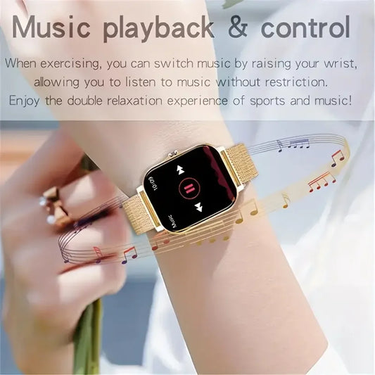 KESHUYOU 2025 New Smart Watch – Bluetooth Calling & Health Monitor for Men & Women