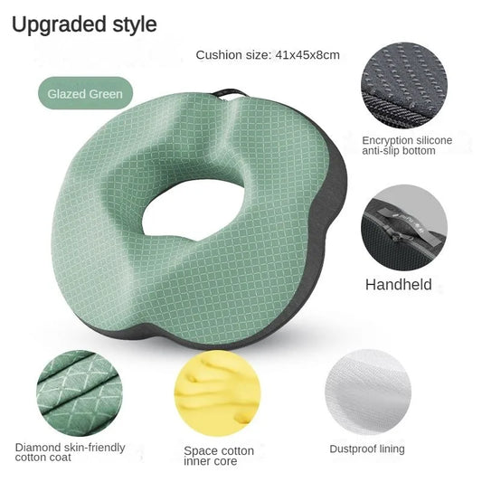 Hemorrhoid Seat Cushion – Orthopedic Memory Foam for Tailbone, Coccyx & Prostate Relief