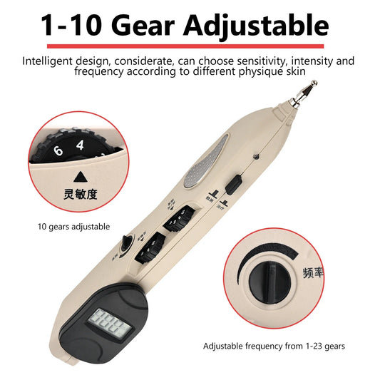 Electronic Acupuncture Pen – TENS Point Detector & Meridian Energy Stimulator