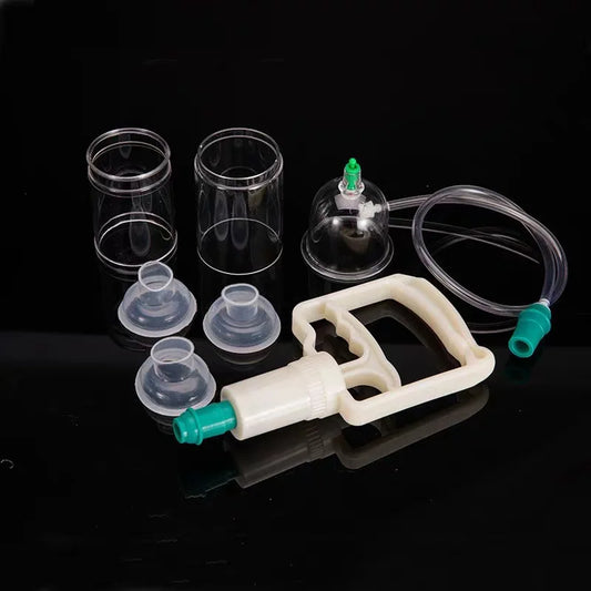 Men’s Vacuum Cupping Set – Suction Massage Cups with Pump for Detox & Cellulite Therapy