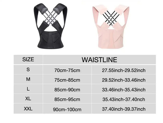Adjustable Back Brace Posture Corrector for Men and Women
