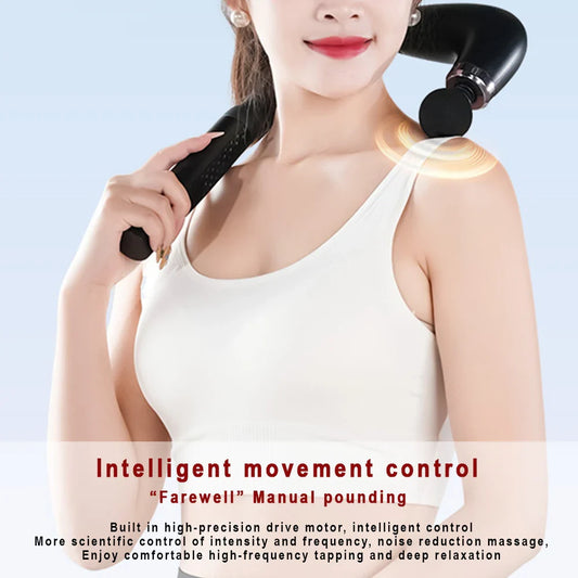 Fascia Massage Gun with Extended Handle