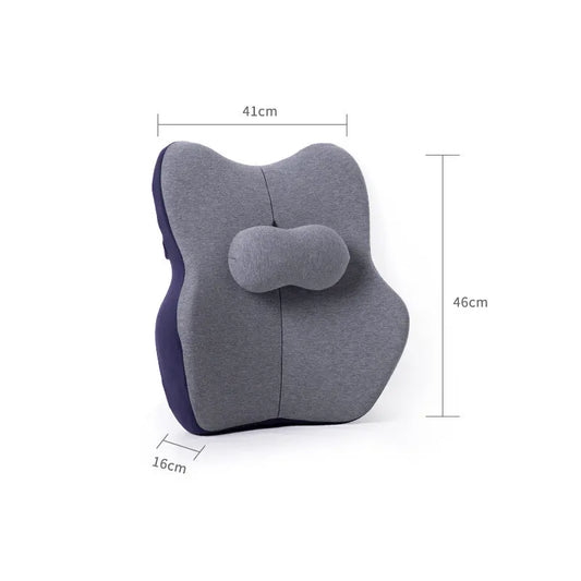 Ergonomic Backrest – Orthopedic Memory Foam Waist Support Cushion