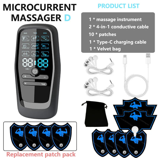 TENS EMS Digital Therapy Machine – Electric Muscle Stimulator & Slimming Massager