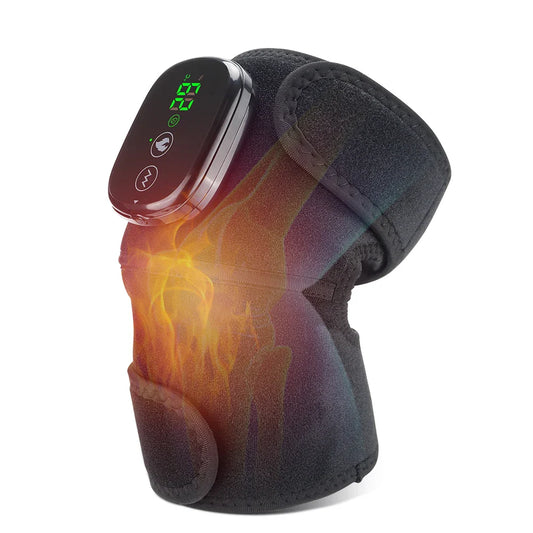3-in-1 Electric Heating Massage Belt – Hot Compress & Vibration Therapy for Knee, Shoulder & Joint Pain