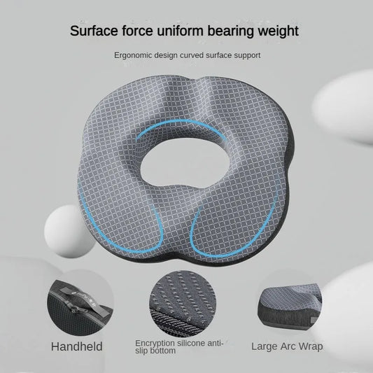 Hemorrhoid Seat Cushion – Orthopedic Memory Foam for Tailbone, Coccyx & Prostate Relief