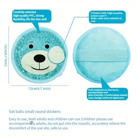 Reusable Cartoon Gel Ice Pack – Dual Hot & Cold Compress with Soothing & Revitalizing Relief