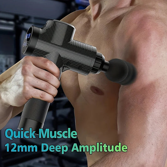 30-Level Deep Tissue Massage Gun – Electric Muscle Massager for Men & Women
