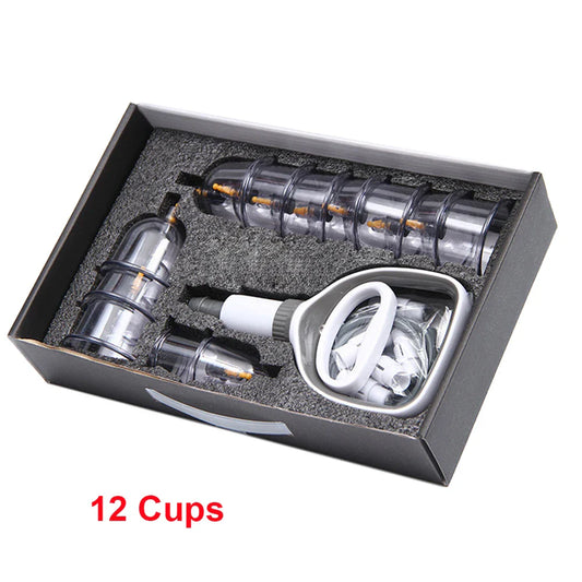 Vacuum Cupping Therapy Set – Professional Chinese Medicine Suction Cups