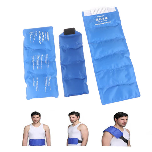 Ankle Brace Ice Pack Wrap – Reusable Hot & Cold Therapy Gel Pack for Pain Relief