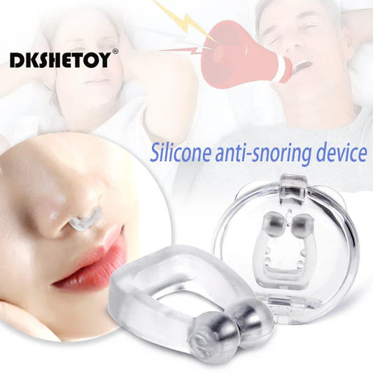 Anti Snore Silicone Nose Clip – Magnetic Snoring Relief Device with Case