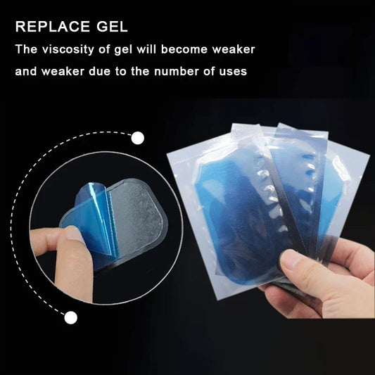 20pcs/30pcs Replaceable Abdominal Muscle Exercise Gel Pads – Reusable Gel Sheets for EMS Core Training Devices