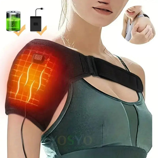 Heating Shoulder Support Belt – Adjustable Temperature Therapy for Pain Relief & Muscle Relaxation