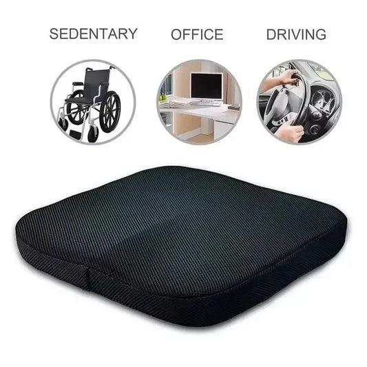 Orthopedic Coccyx Cushion – Memory Foam Seat for Back, Tailbone & Sciatica Relief