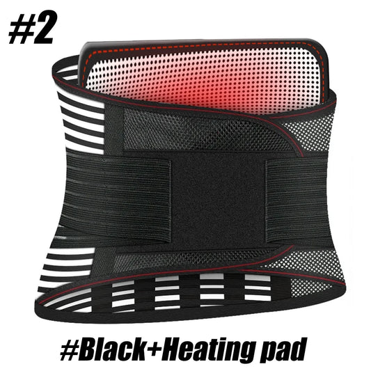 Back Braces for Lower Back Pain Relief – Breathable Lumbar Support Belt with 5 Stays