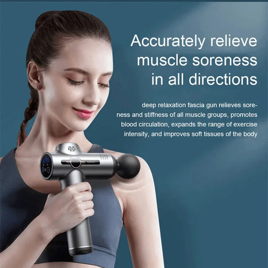 99-Level Deep Tissue Massage Gun – Electric Muscle Massager for Full-Body Relief