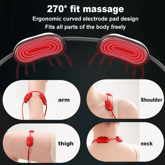 Mini Smart Hanging Neck & Shoulder Massager – Portable Hot Compress Cervical Spine Relaxation Device